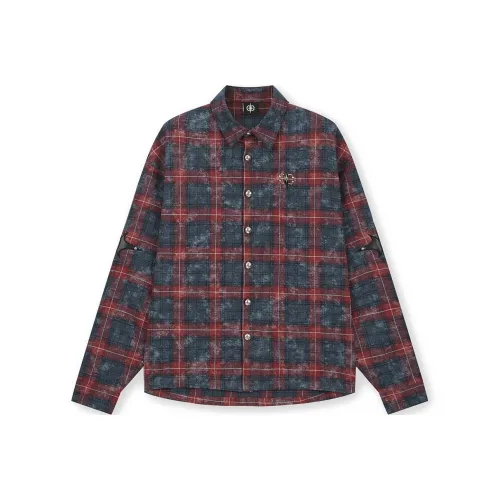 DICETINY Красная унисекс рубашка