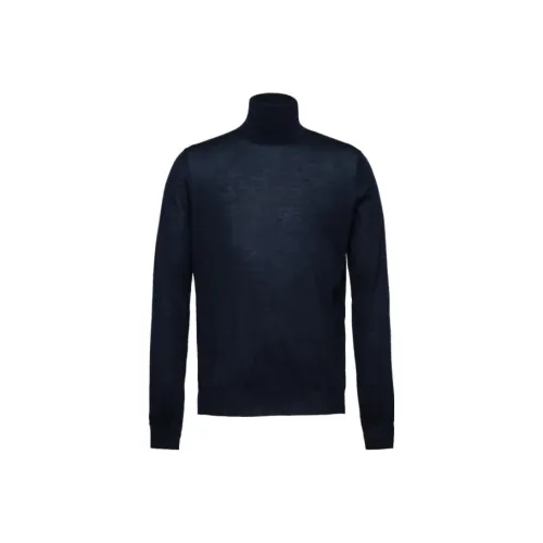 PRADA Синие Мужские Свитера