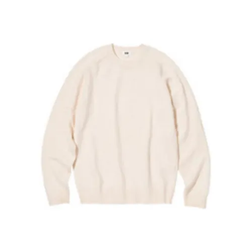 UNIQLO Сливочный Унисекс Свитеры