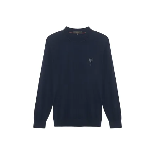 DIDIBOY Свитер Мужской Темно-Синий