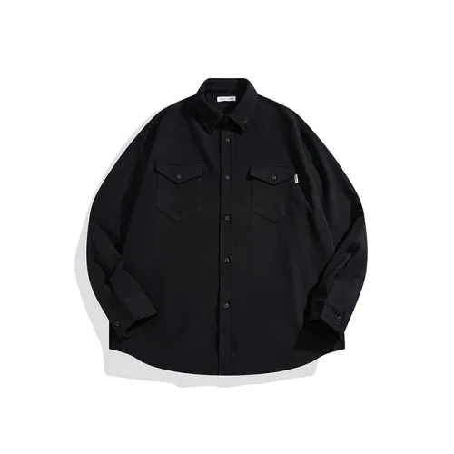 PEACEBIRD MEN Черный 1 Мужская Рубашка