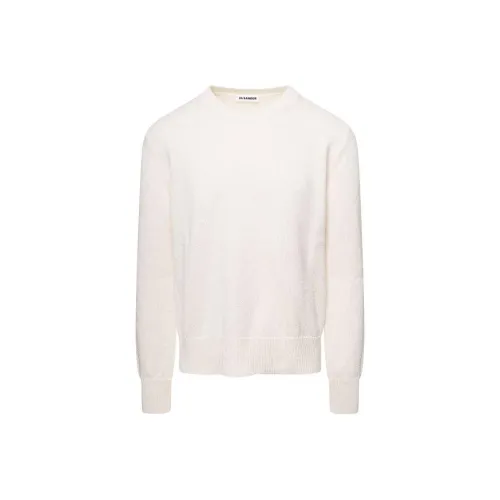 JIL SANDER Айвори Мужские Свитера