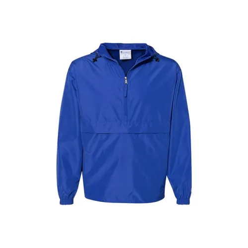 Champion Куртки Пальто Версия для США Унисекс Королевский синий