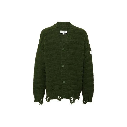 MM6 MAISON MARGIELA FW24 Свитер Мужской Лесной Зеленый