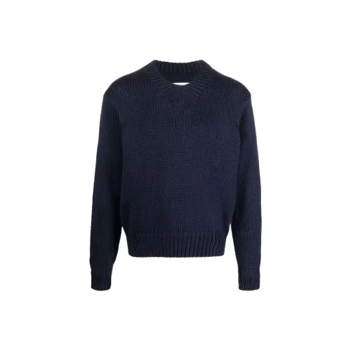 JIL SANDER Синие Мужские Свитера