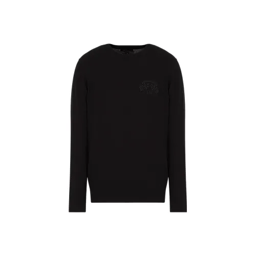 ARMANI EXCHANGE Черные Мужские Кашемировые Свитера