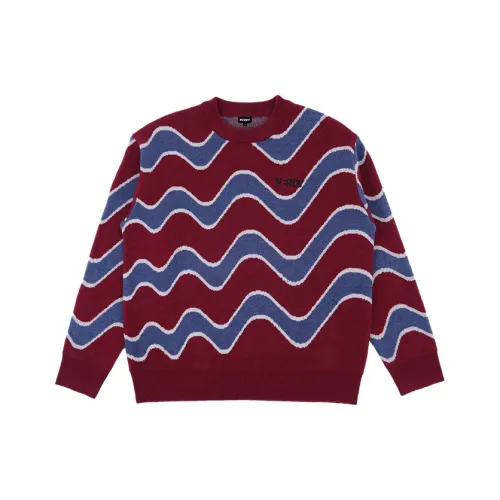 Nerdy Темно-красный Унисекс Свитеры