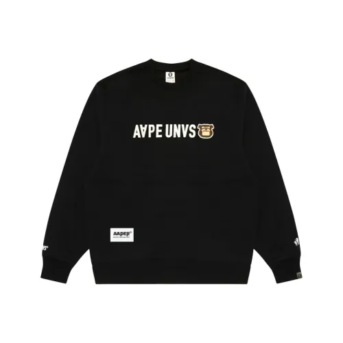 Aape FW24 Свитшот Мужской Черный