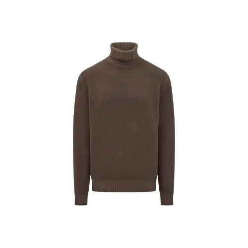 MALO Коричневый Мужской Свитеры