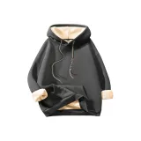 Темно-серый / Утолщенный / С подкладкой из овчины