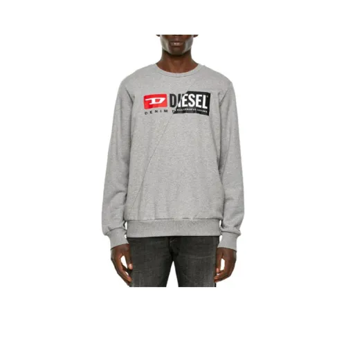 DIESEL Серый Мужской Свитшот