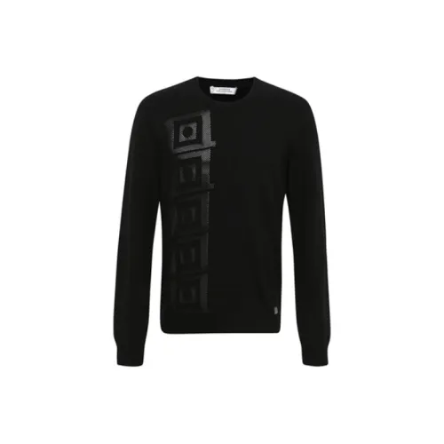 VERSACE Collection Черный Мужской Трикотаж