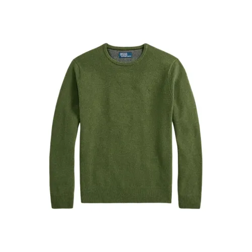 Polo Ralph Lauren FW24 Свитер Мужской Классический Оливково-зеленый