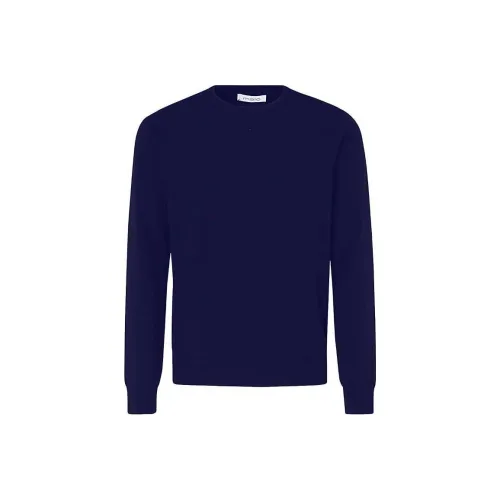 MALO Men's Blue Sweaters MALO Мужские Синие Свитера