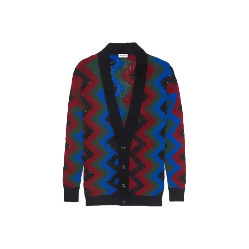 SAINT LAURENT FW21 Свитер Мужской Синий