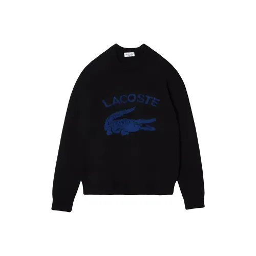 Свитеры для мужчин LACOSTE Collaboration черного и синего цвета