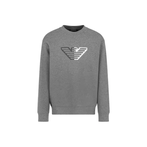EMPORIO ARMANI SS24 Свитшот Мужской Фотиния Серый