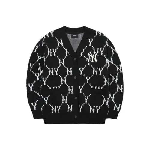 Mlb Base Logo Подкладочная ткань Логотип Черный Унисекс Трикотаж