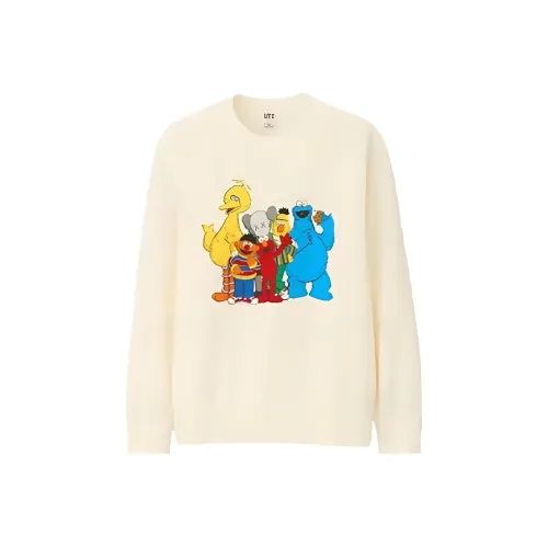 KAWS совместный бренд Бежевый Мужской Свитшот