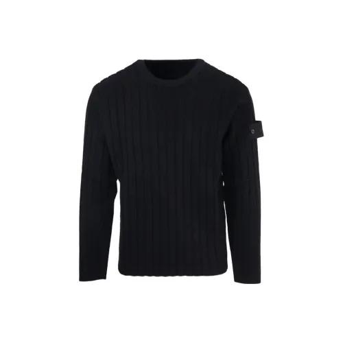 STONE ISLAND STONE ISLAND SS23 GHOST PIECES Collection Свитер Мужской Черный