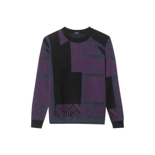 LIU·JO UOMO FW22 Свитер Мужской Черный Фиолетовый
