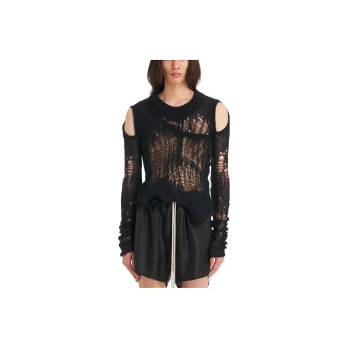 RICK OWENS совместный бренд Черные Мужские Свитера