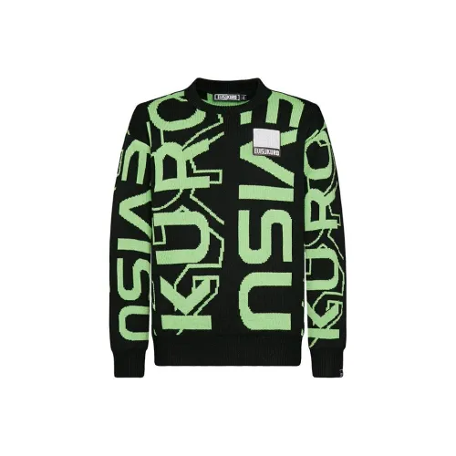 EVISU Мужские черные свитеры