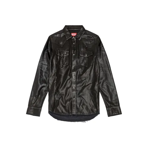 DIESEL Мужские Черные Рубашки