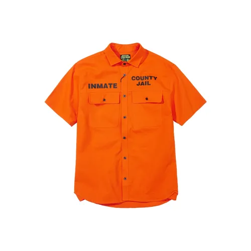 NUCLEAR EXPLOSION Рубашка Унисекс Оранжевый Красный