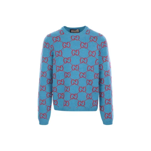 GUCCI Синий Мужской Свитера