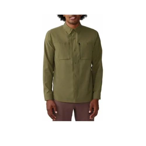 MOUNTAIN HARDWEAR Рубашка Мужская Зеленая