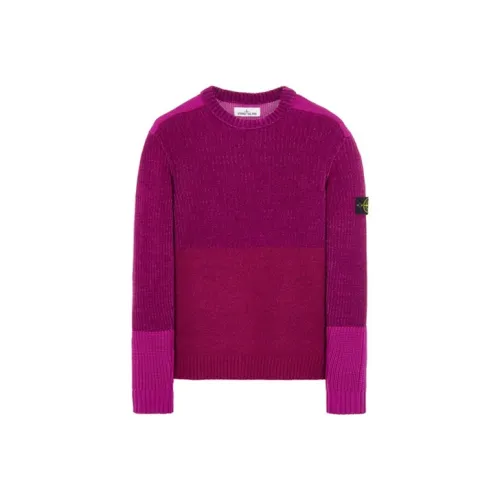 STONE ISLAND Фиолетовые Мужские Свитера