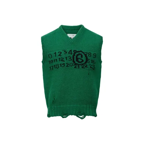 MM6 MAISON MARGIELA FW24 Свитер Мужской Зеленый