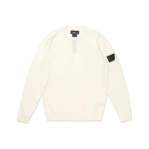 Stone Island Белые Мужские Свитера