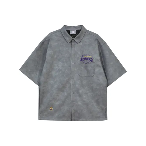 JACK&JONES Серый цвет Малиновки E40 Мужская рубашка