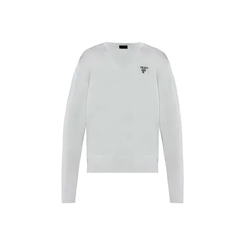 PRADA Серые Мужские Свитера