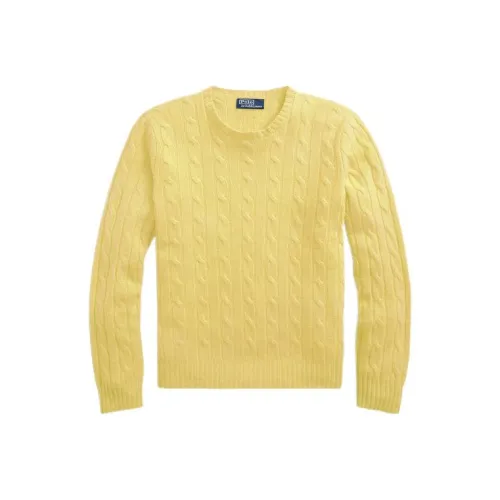 Polo Ralph Lauren FW22 Кашемировый свитер мужской желтый