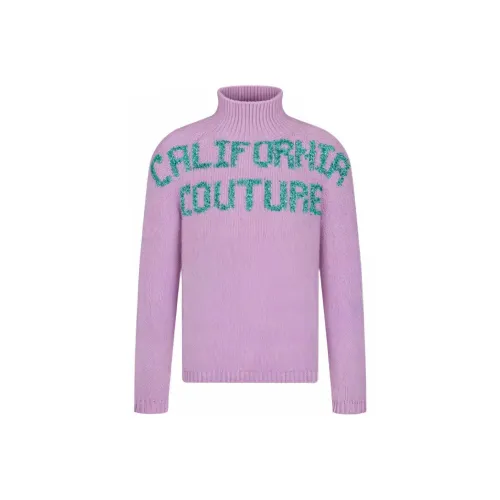 DIOR Светло-фиолетовые Мужские Свитера