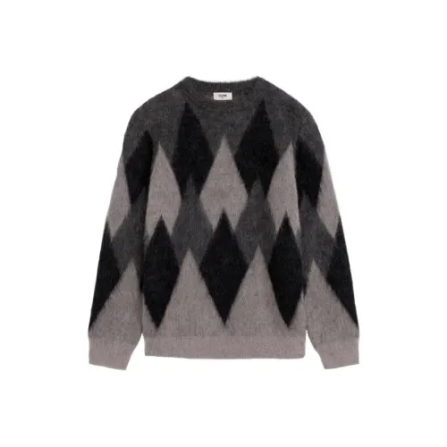 Celine Серые Мужские Свитера