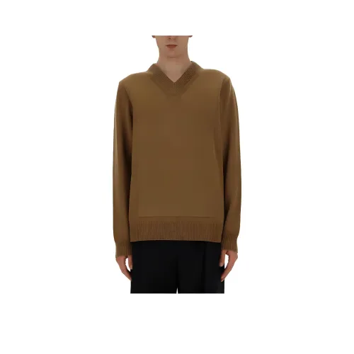 JIL SANDER Бежевые Мужские Свитера