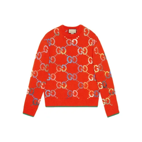 GUCCI Love Parade Красные Мужские Свитера