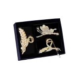 TL224 Элегантность Модный Пшеница Заколка для волос Набор из трех предметов