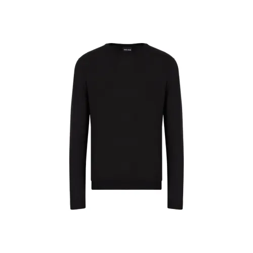 ARMANI FW22 Свитер Мужской Черный