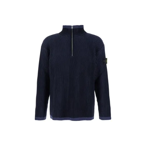 STONE ISLAND Свитер Мужской Синий
