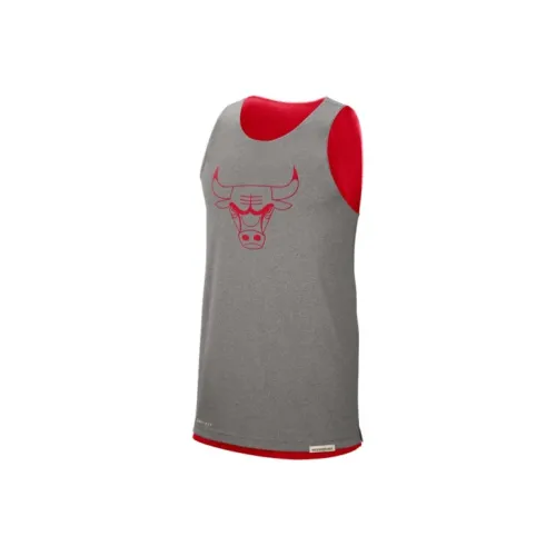 Nike NBA Университет Красный Тонированный Темно-Серый Черный Мужские Майки