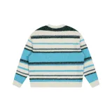 Бежево-синий с полосами