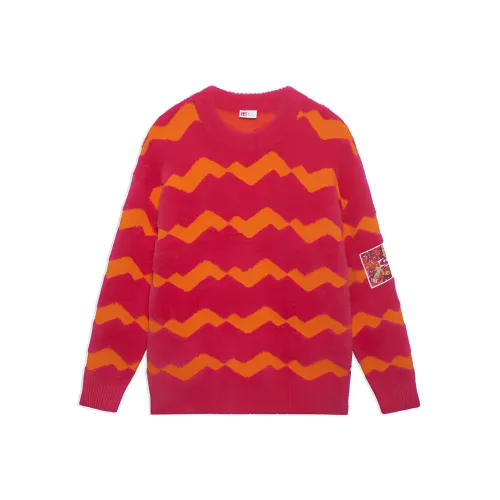 LINING Свитер Унисекс Ярко-Розовый