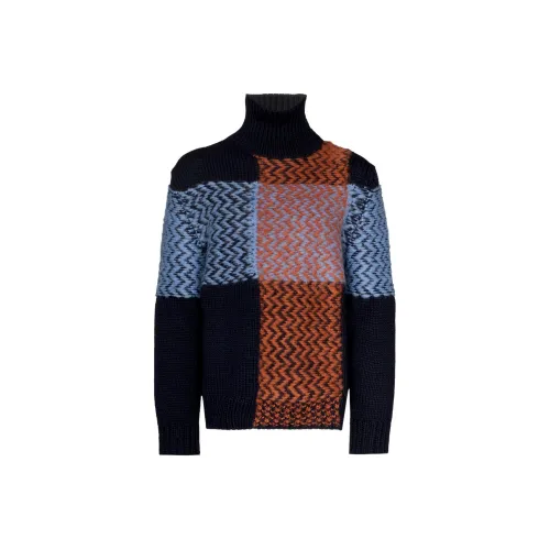 JIL SANDER Синие Мужские Свитера