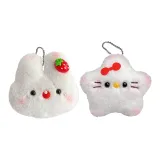 Звезды Котенок Голова + Клубничный Кролик Голова