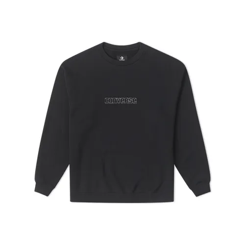 Converse Свитшот Мужской Черный